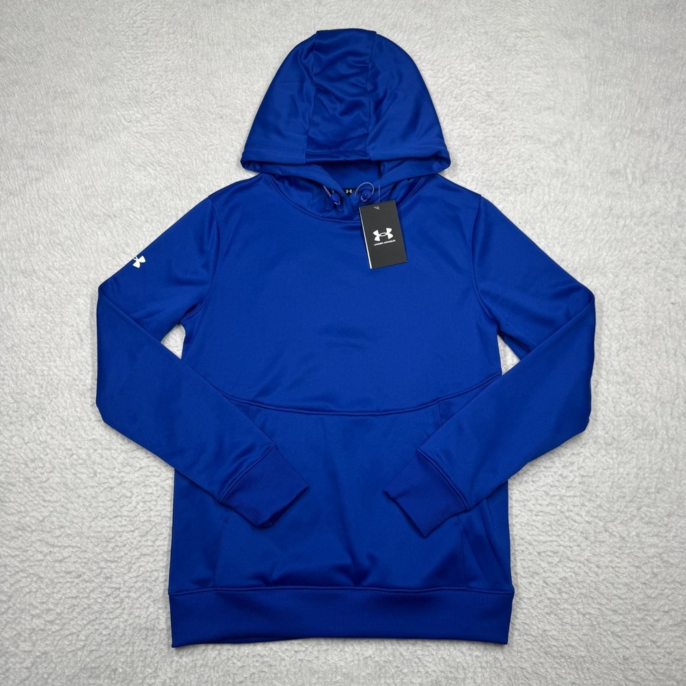 Under Armour Storm Fleece Pullover Hoodie Blue 1370425-400 Women's Size XXS